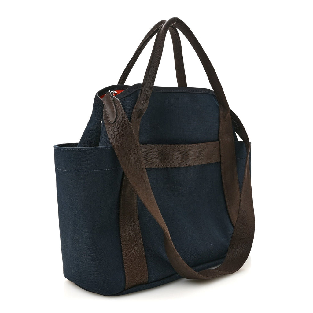 Canvas The Grooming Bag Bleu Navy Feu