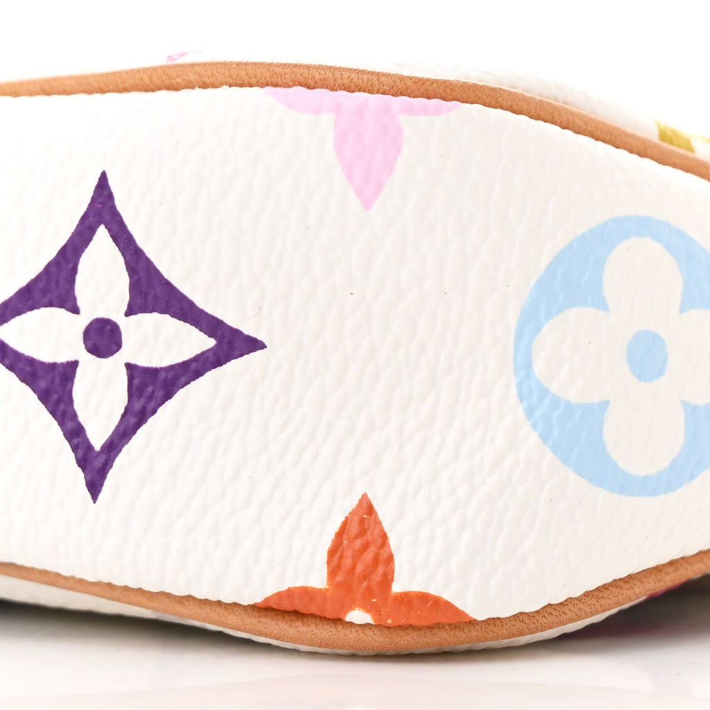 Monogram Multicolor Pochette Accessories White