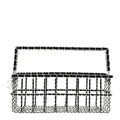 Brass Calfskin Grocery By Chanel Minaudiere Shopping Basket Silver