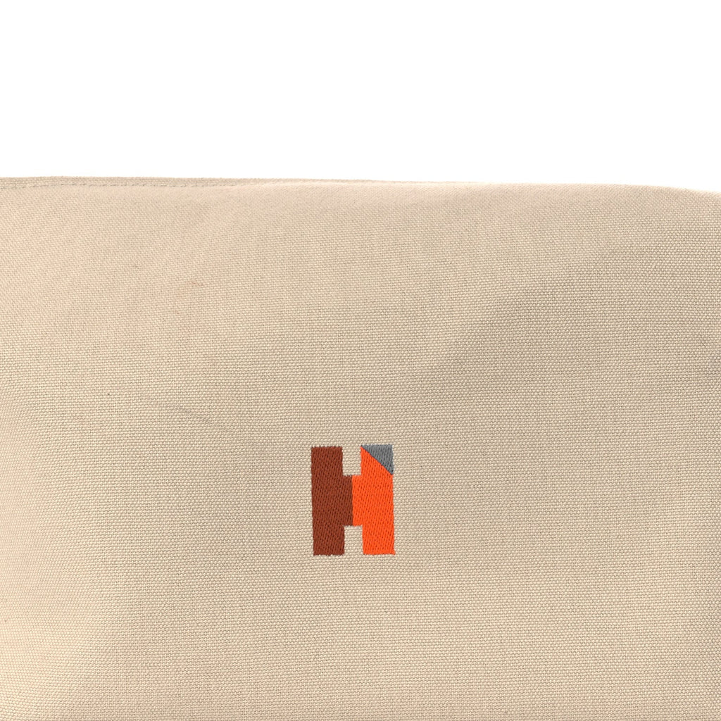 Cotton Canvas H Pavillon Large Bride-A-Brac Pouch Naturel