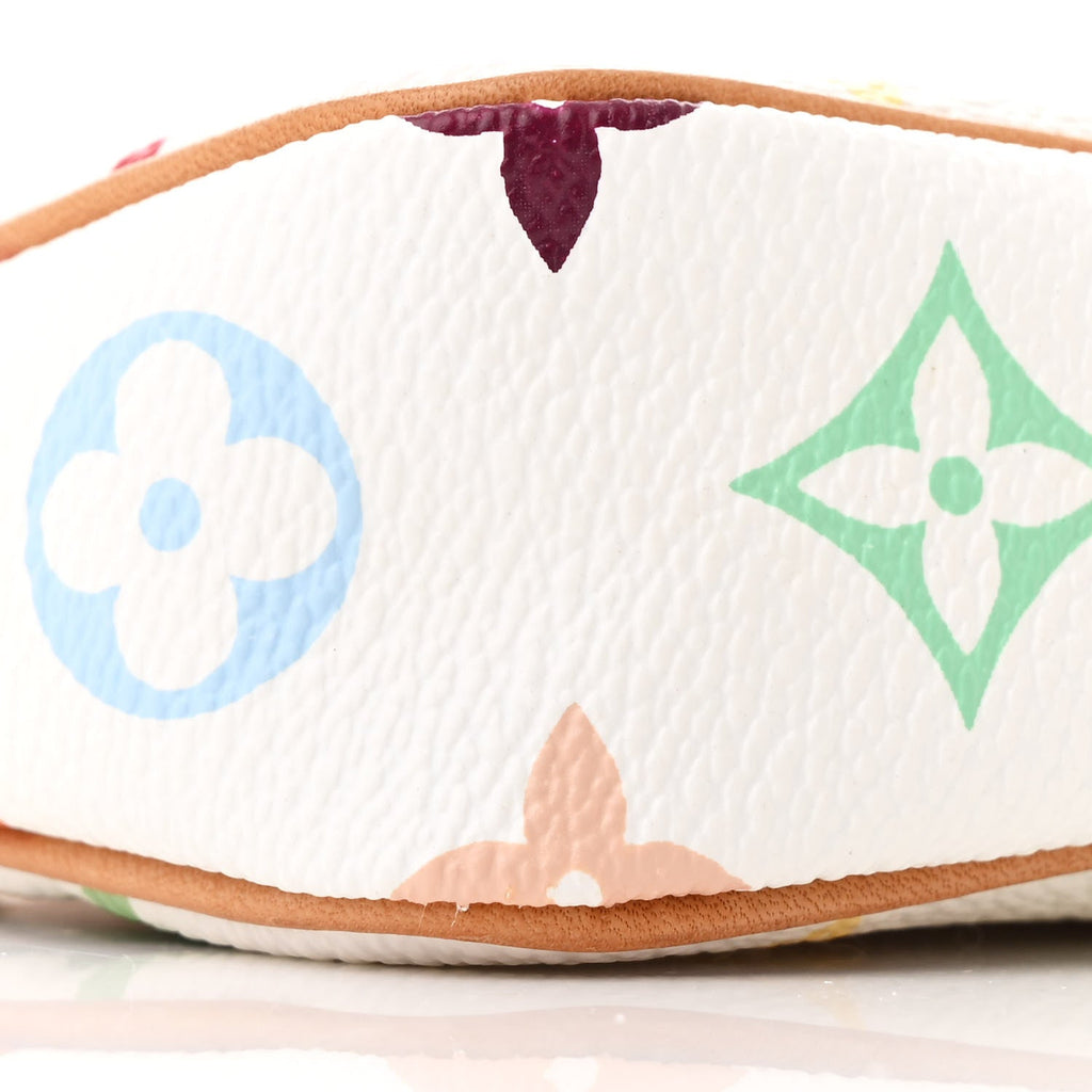 Monogram Multicolor Pochette Accessories White