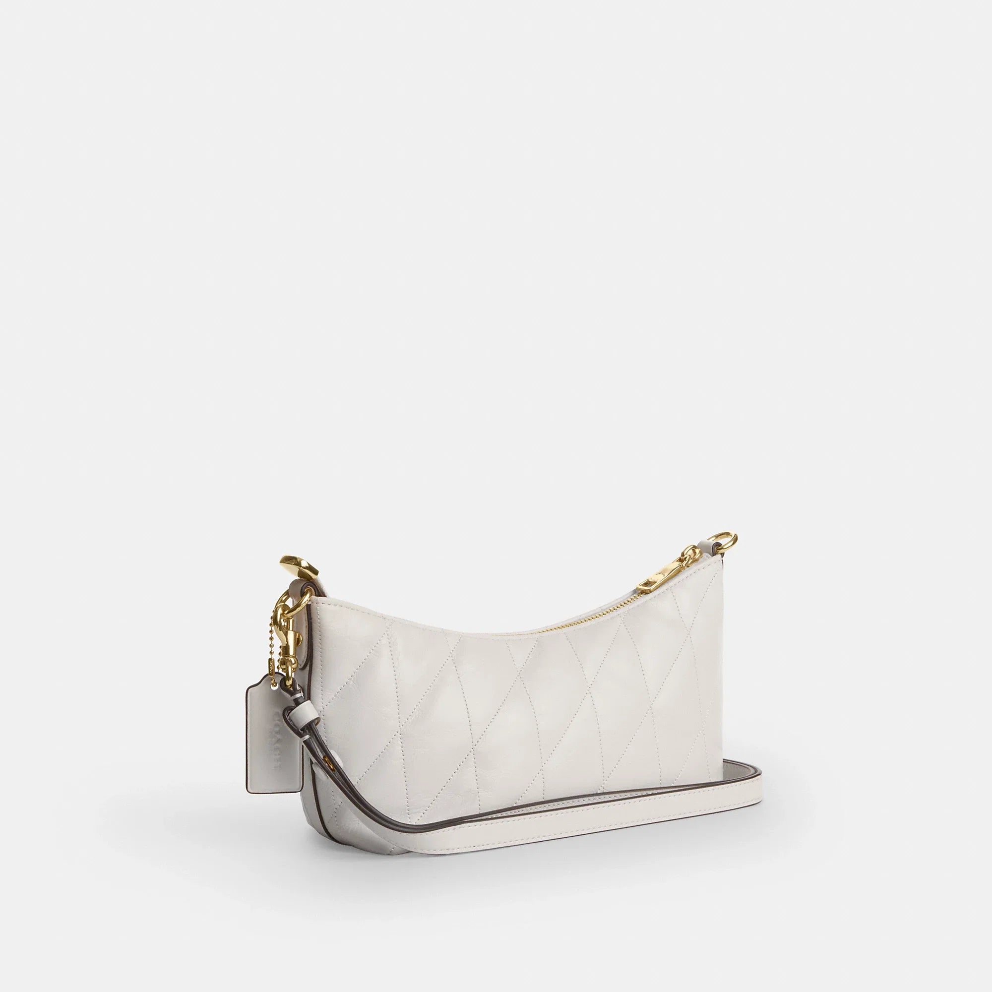 Coach Outlet Caitlin Shoulder Bag With Quilting And Charm