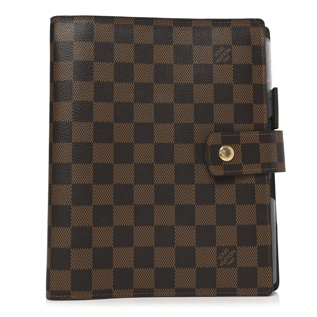 Damier Ebene Large Ring Agenda Cover