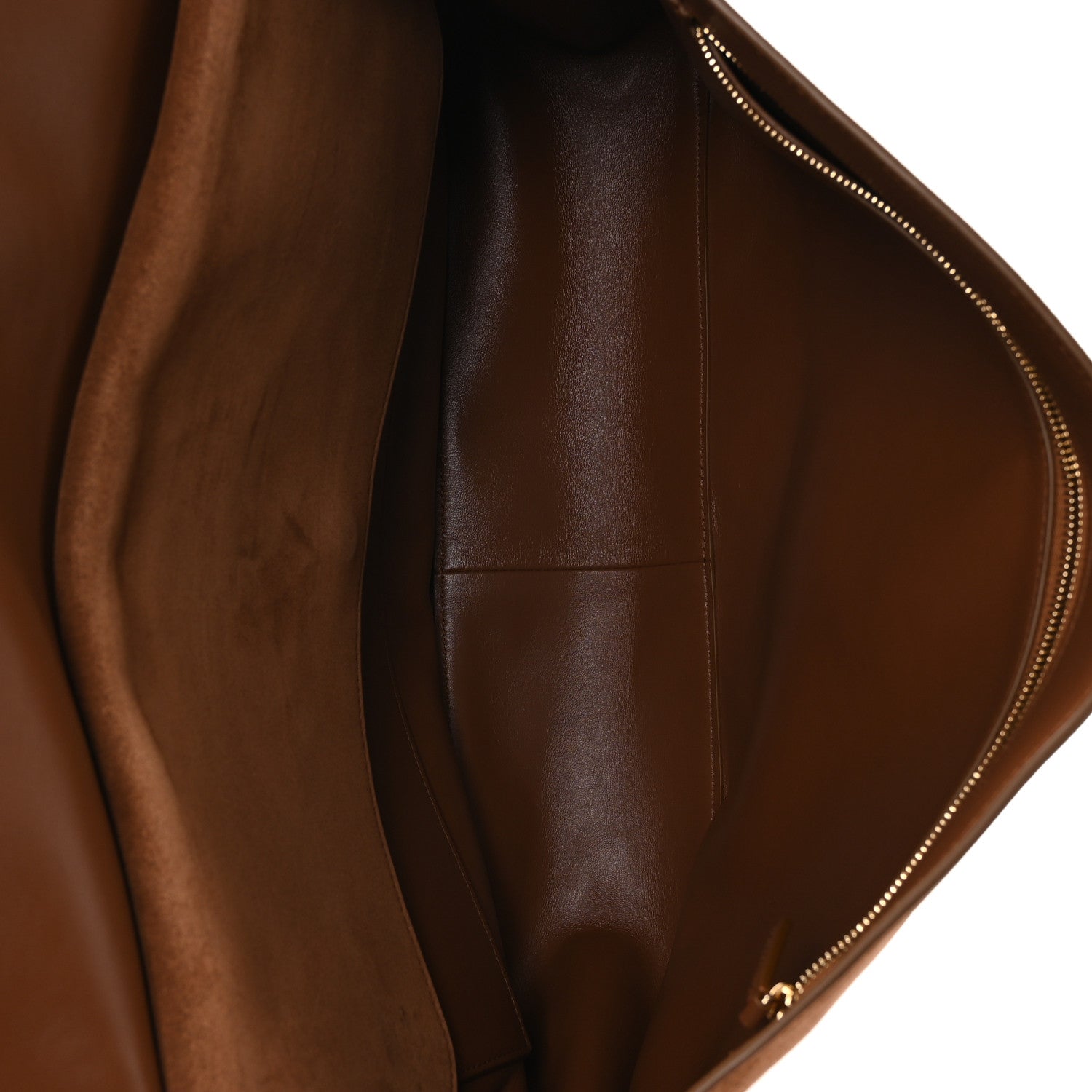 Suede Calfskin Souplissimo Maxi Flap Camel