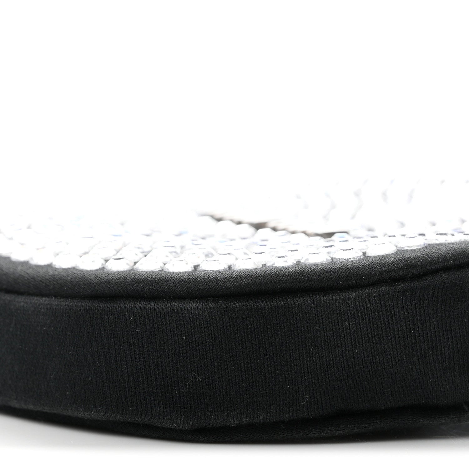 Raso Crystal Starlight Nano Circle Mini Bag Black