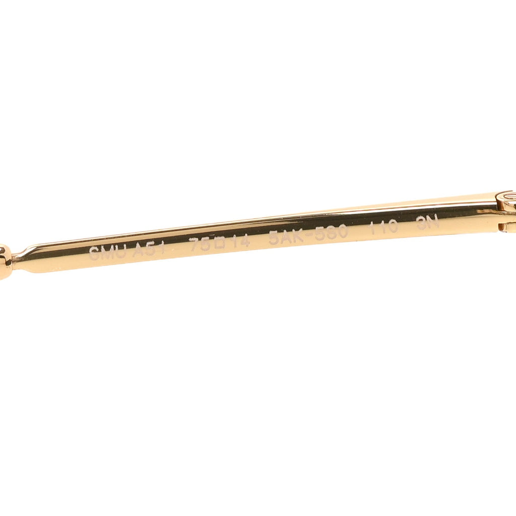 Metal Aube Sunglasses SMUA51 Gold Black