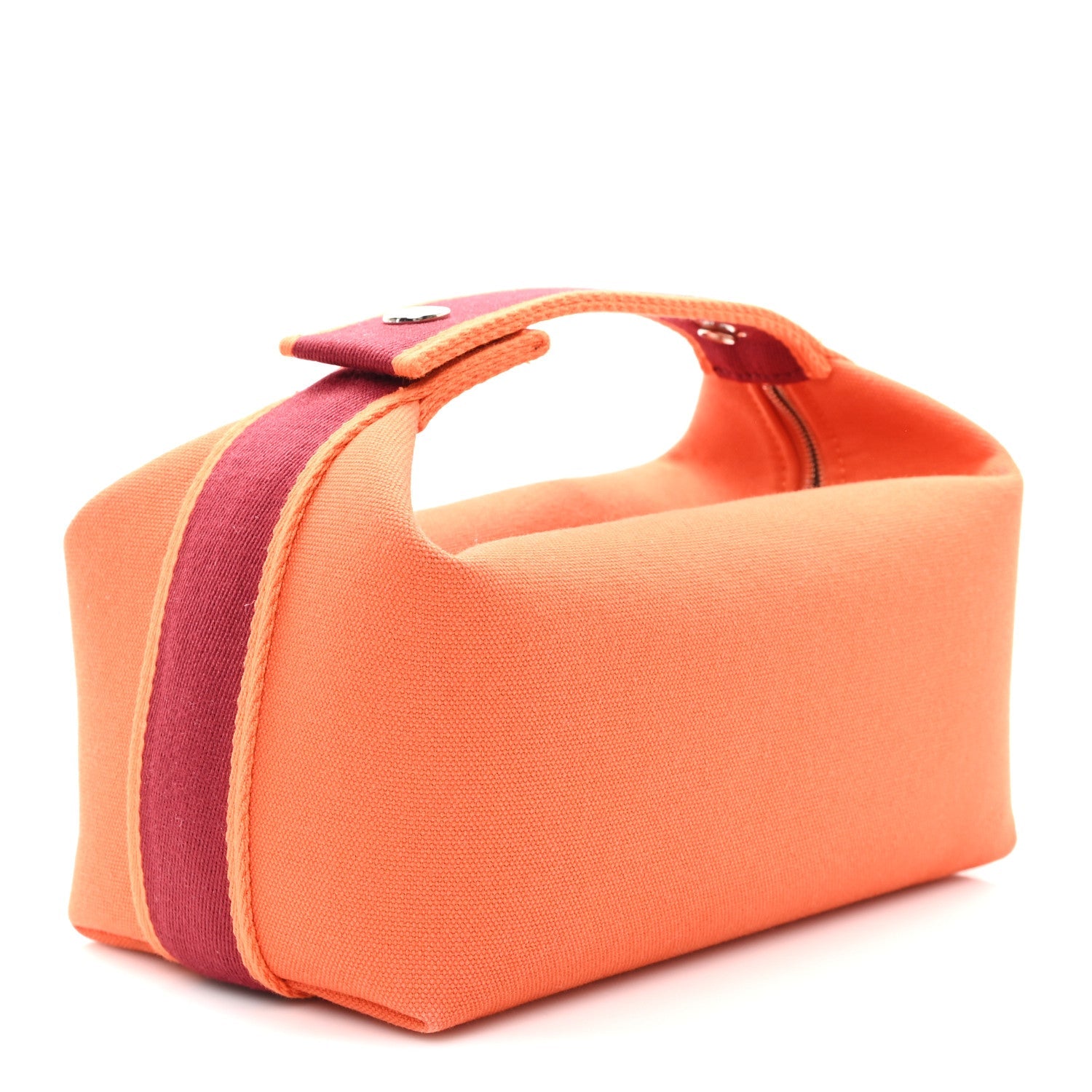 Canvas Small Bride-A-Brac Pouch Orange Burgundy