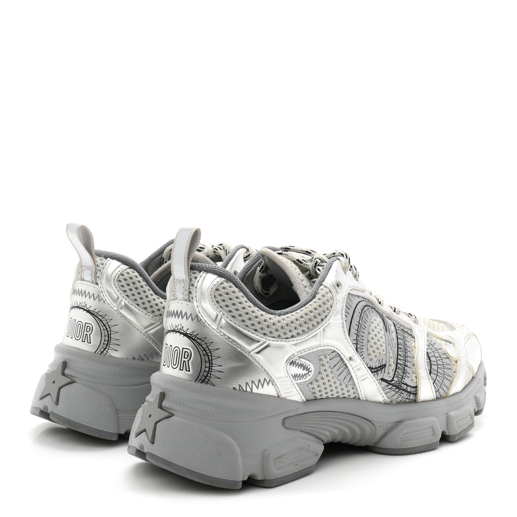 Technical Mesh Dior Chrono Sneakers 38 Silver
