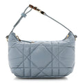 Calfskin Macrocannage Small Diortravel Nomad Pouch Bracing Blue