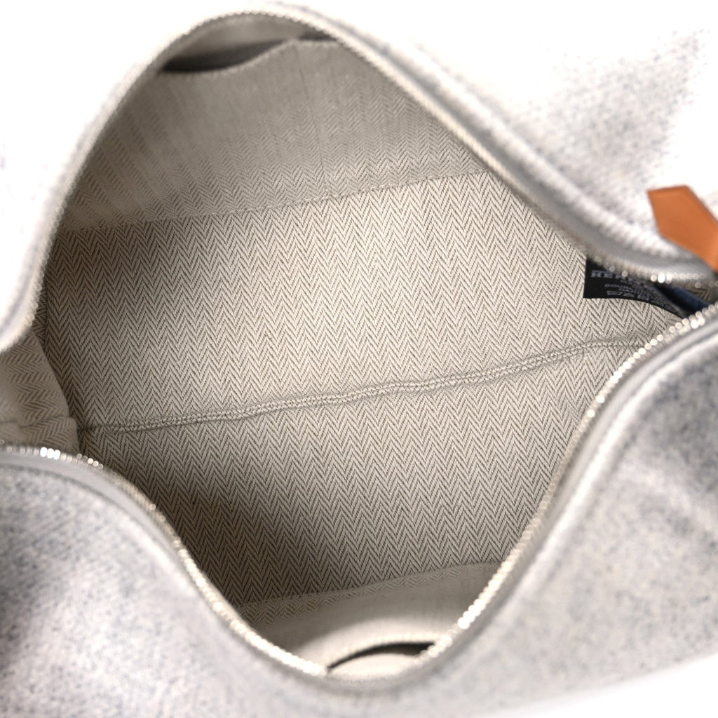 Canvas Small Bride-A-Brac Pouch Gris Flanelle