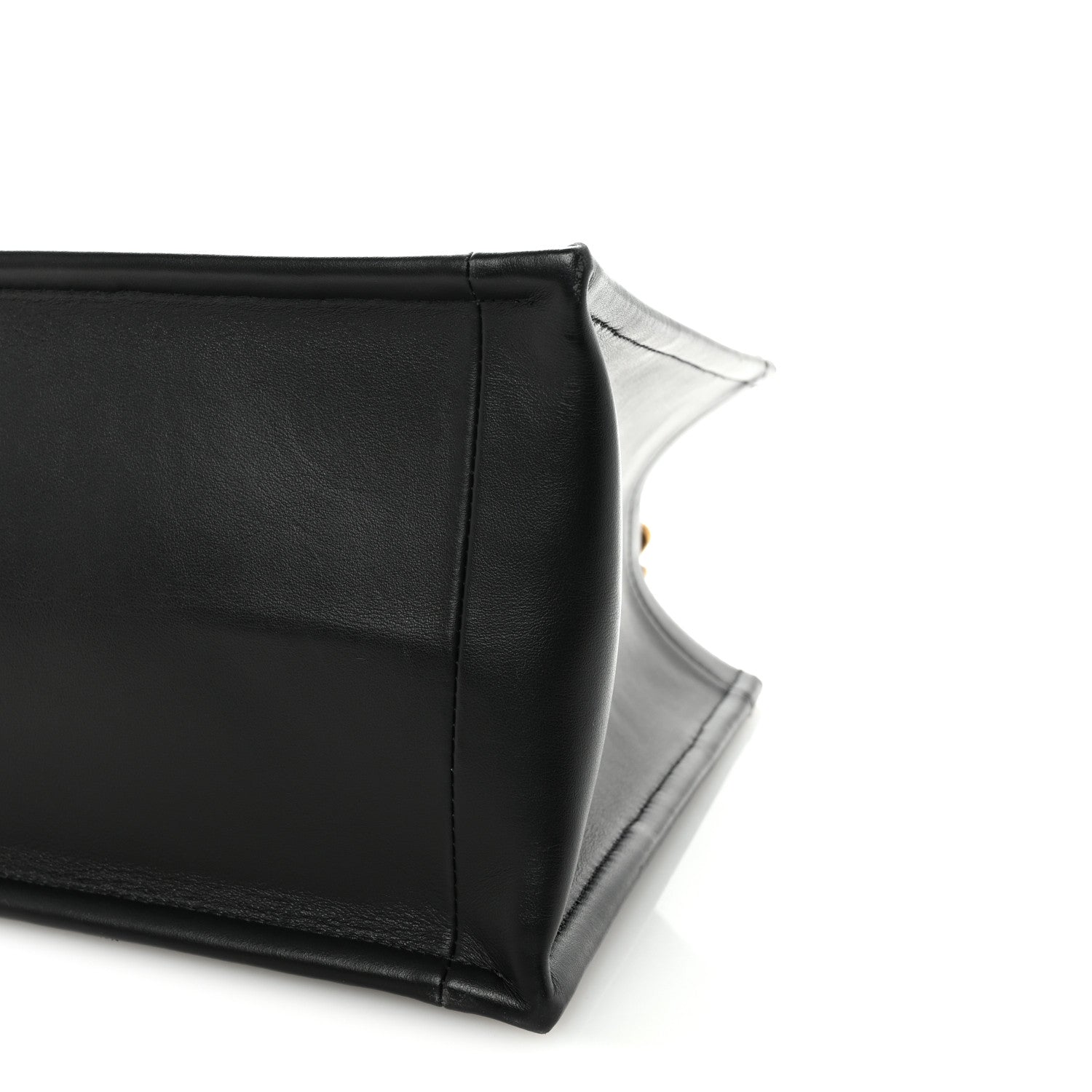 Calfskin Canvas Medium Plan De Paris Book Tote With Strap Black White