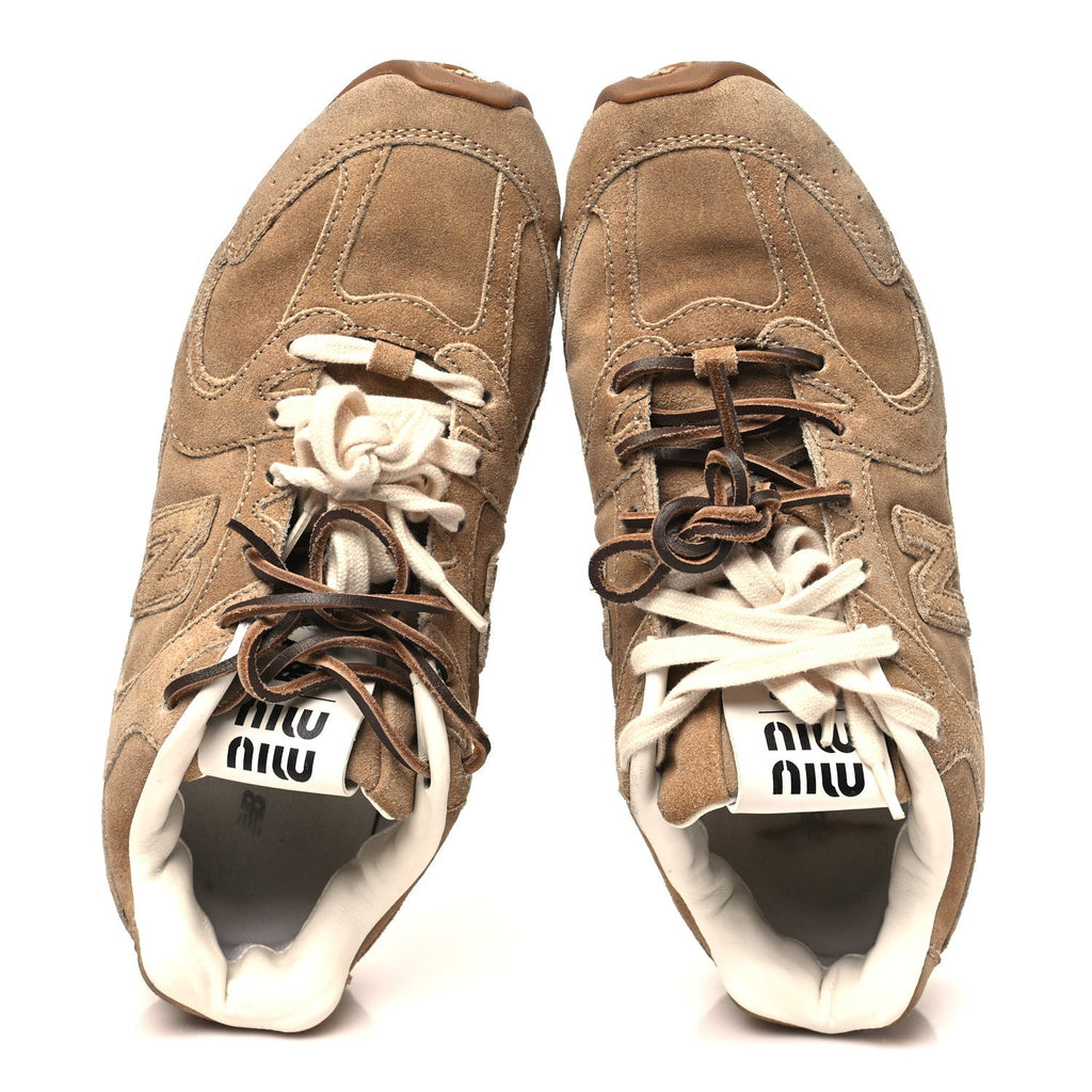 X NEW BALANCE Suede 530 SL Sneakers 38.5 Ecru