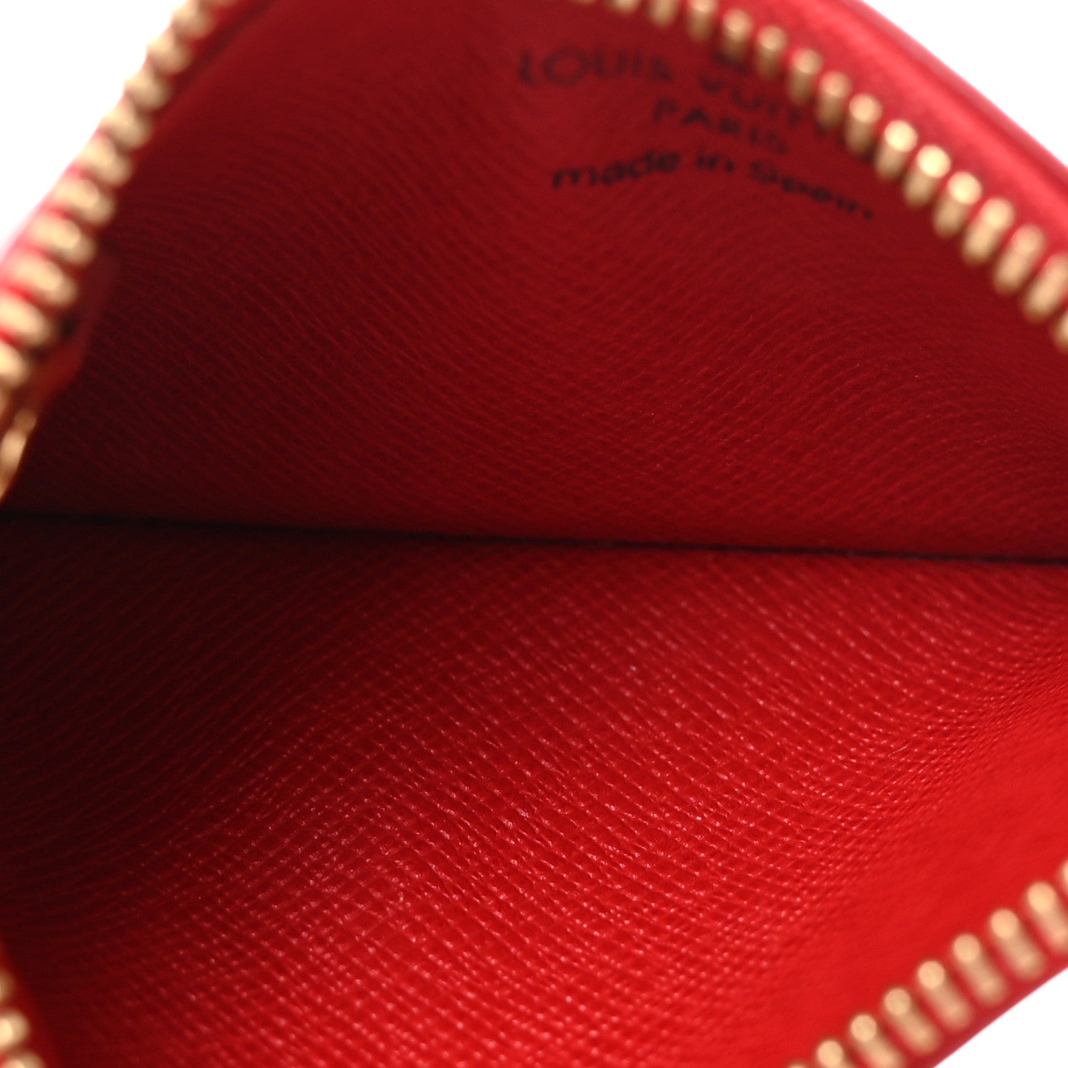 Epi Key Pouch Castillan Red