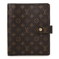 Monogram Large Ring Agenda Cover