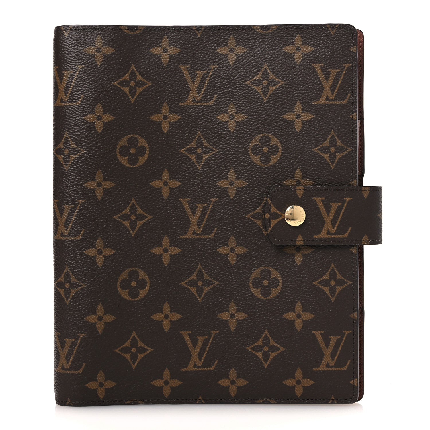 Monogram Large Ring Agenda Cover