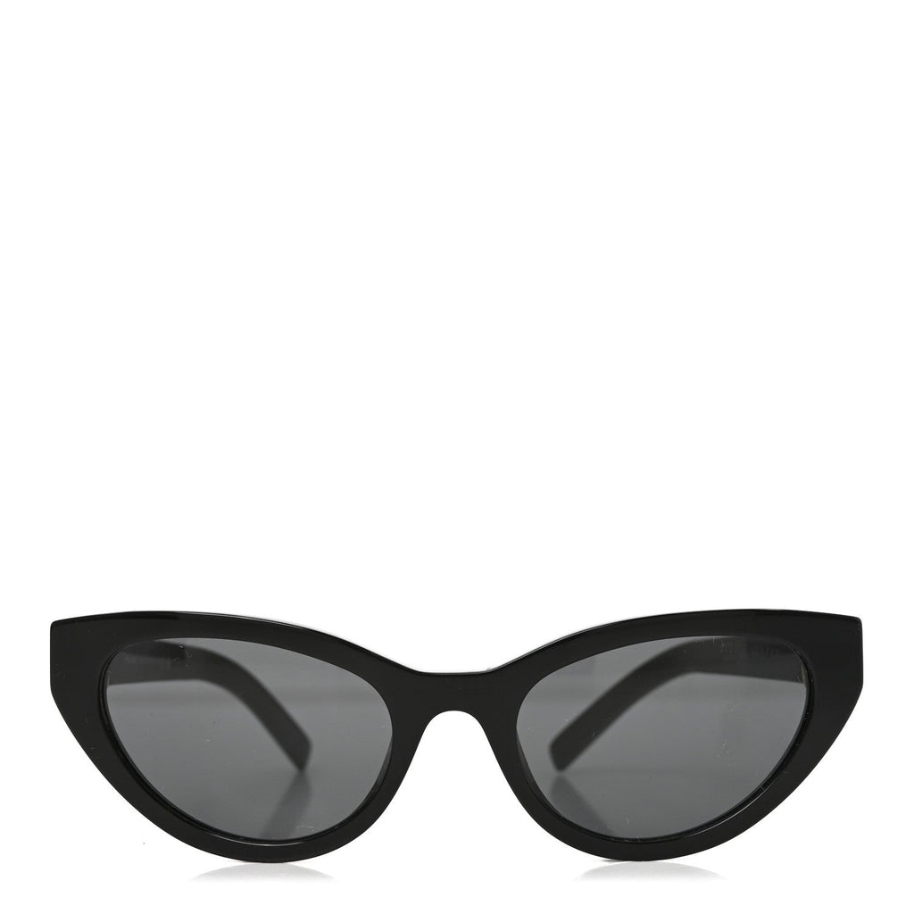 Acetate Cat Eye Sunglasses SMU A04 Black