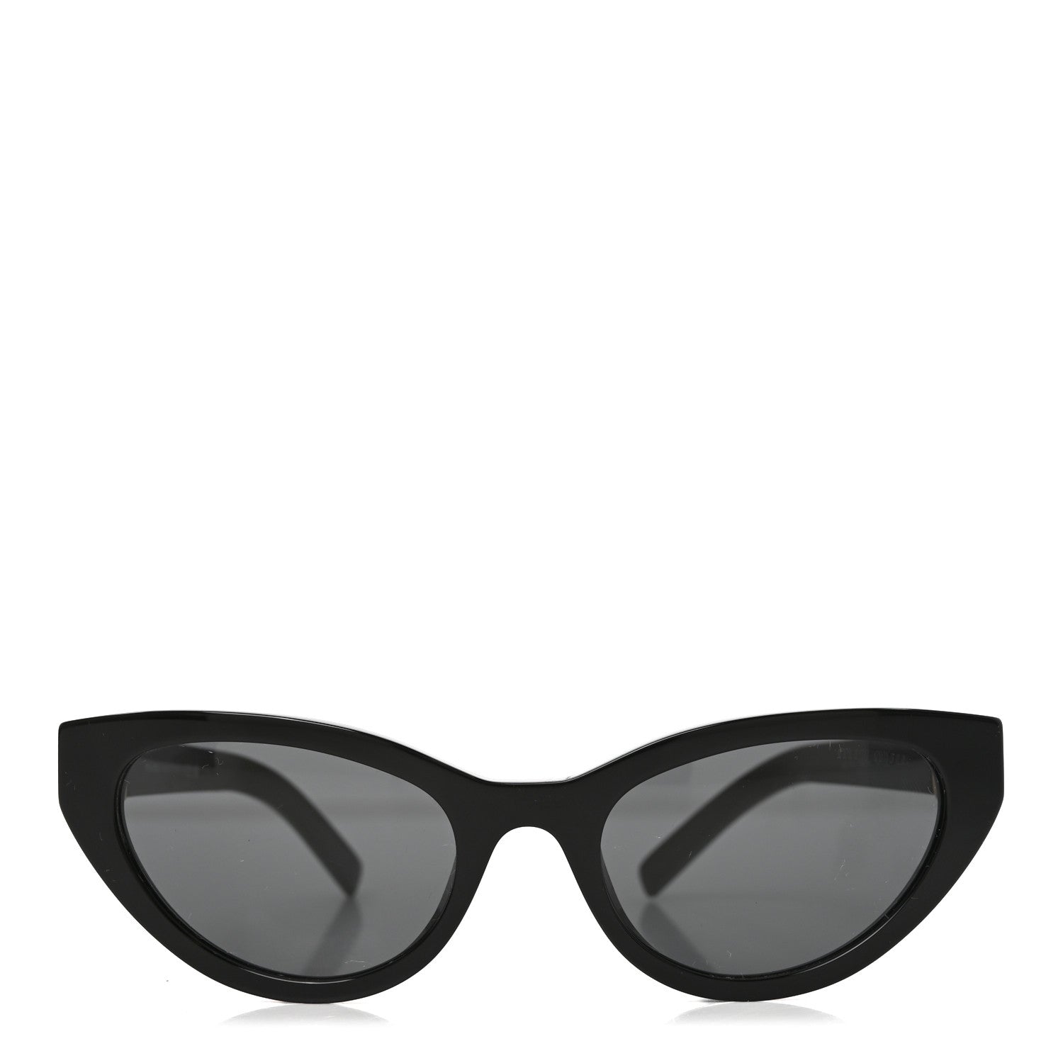 Acetate Cat Eye Sunglasses SMU A04 Black
