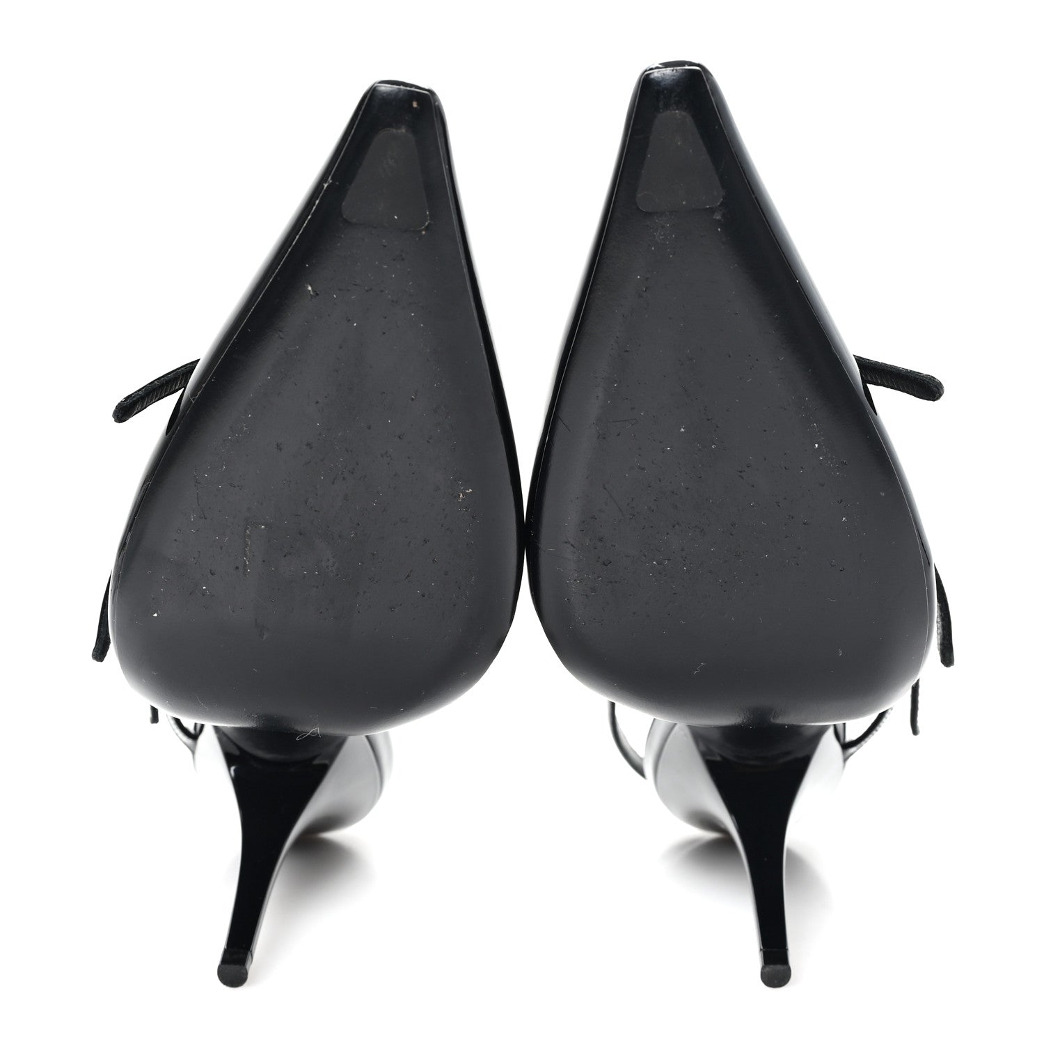 Vernice Buckle Slingback Pumps 38 Black