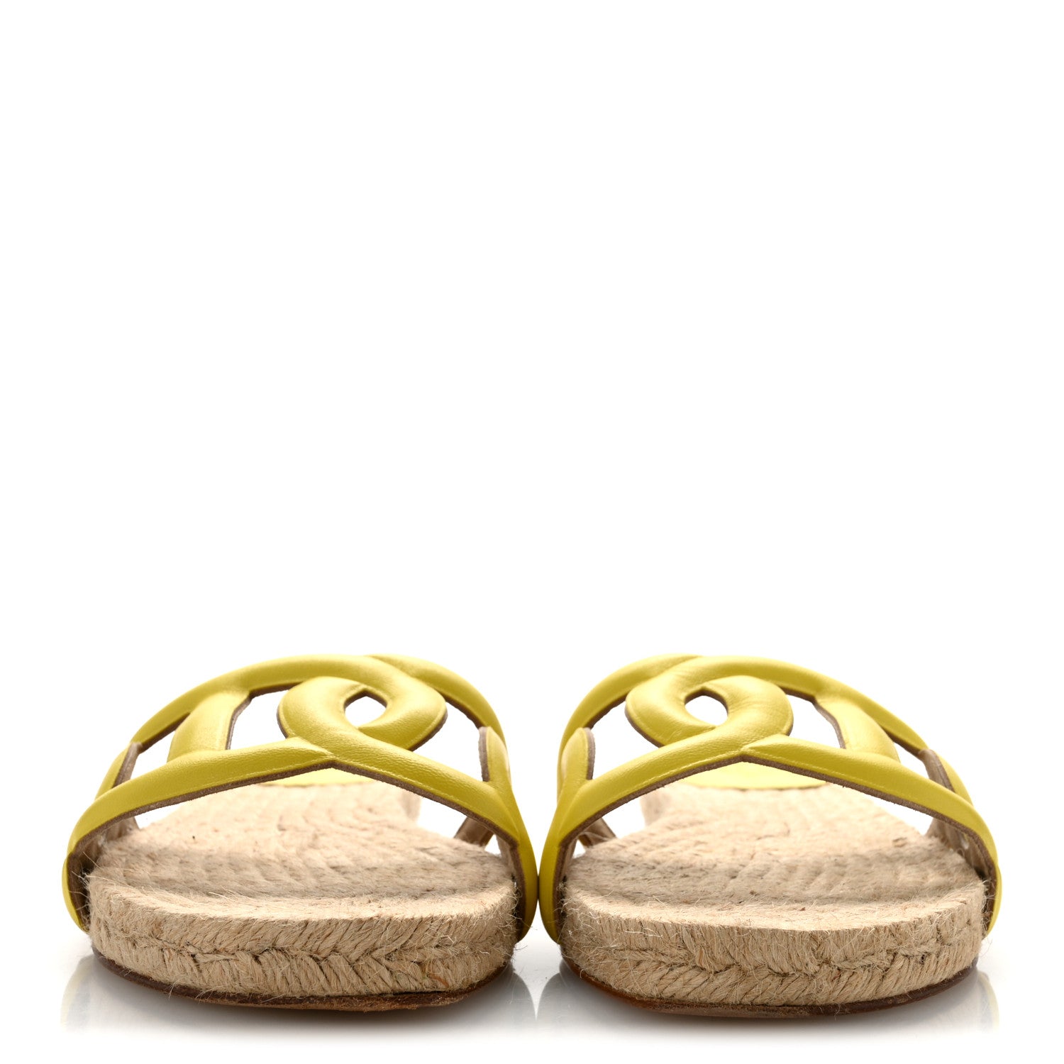Nappa Famosa Espadrille Sandals 40 Jaune Curcuma