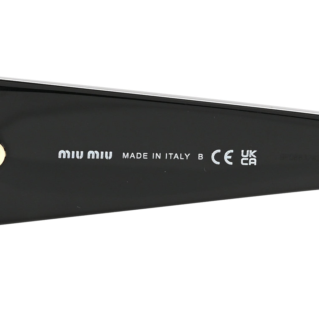 Acetate Cat Eye Sunglasses SMU 06Y Black Ardesia