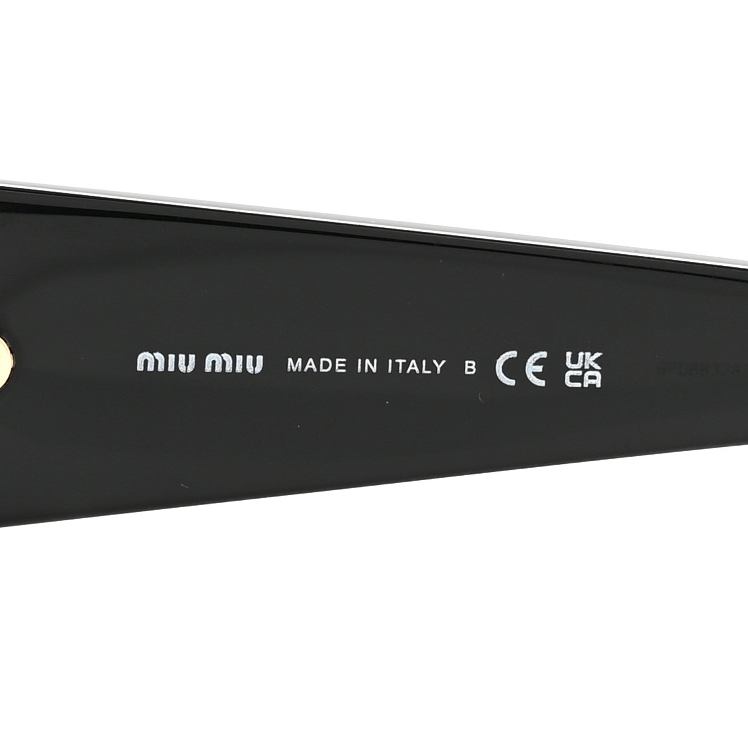 Acetate Cat Eye Sunglasses SMU 06Y Black Ardesia