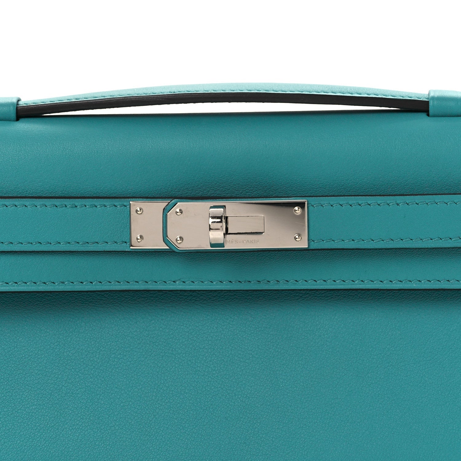 Swift Kelly Cut Clutch Pochette  Vert Verone
