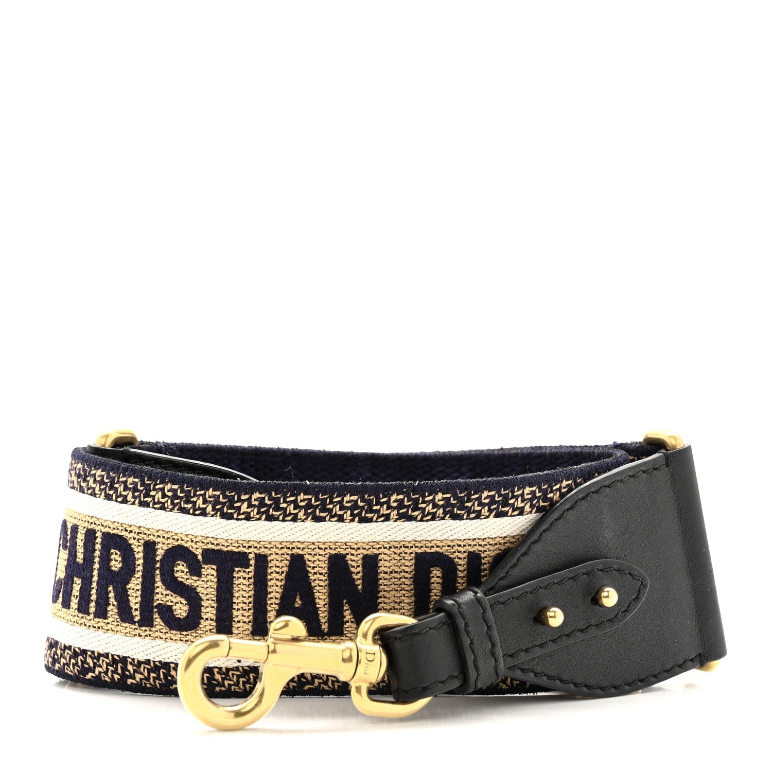 Canvas Embroidered Shoulder Strap Chocolate Multicolor