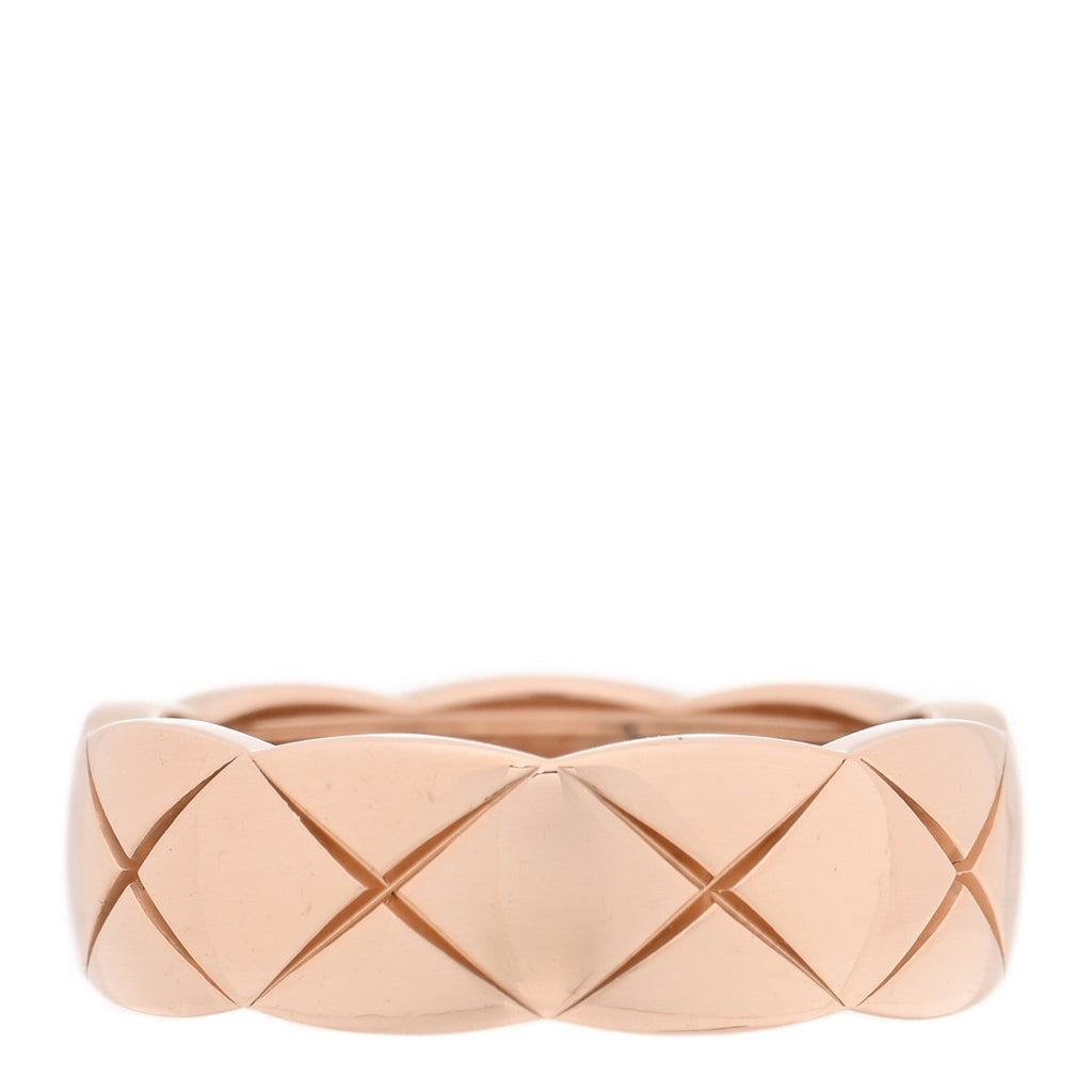 18K Beige Gold Small Coco Crush Ring 54 7