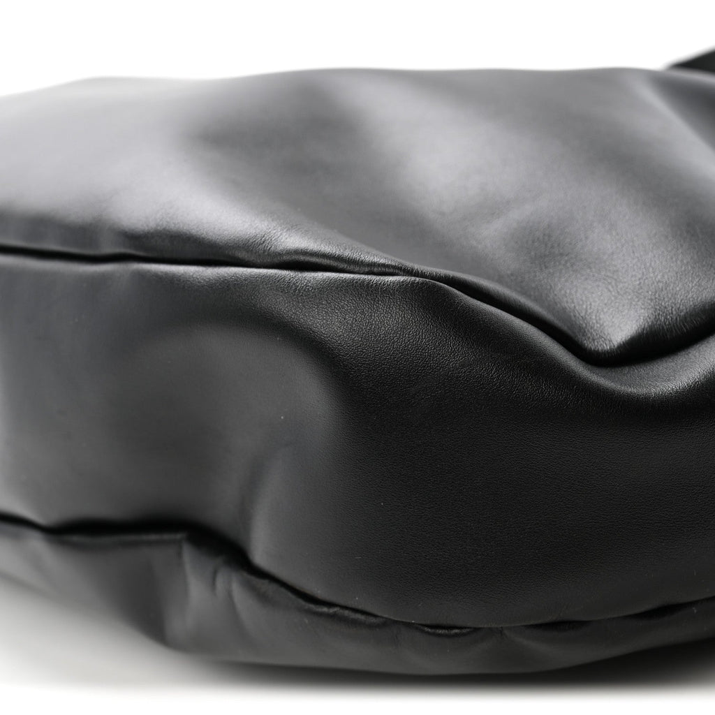 Soft Calf Softy Hobo Bag Black