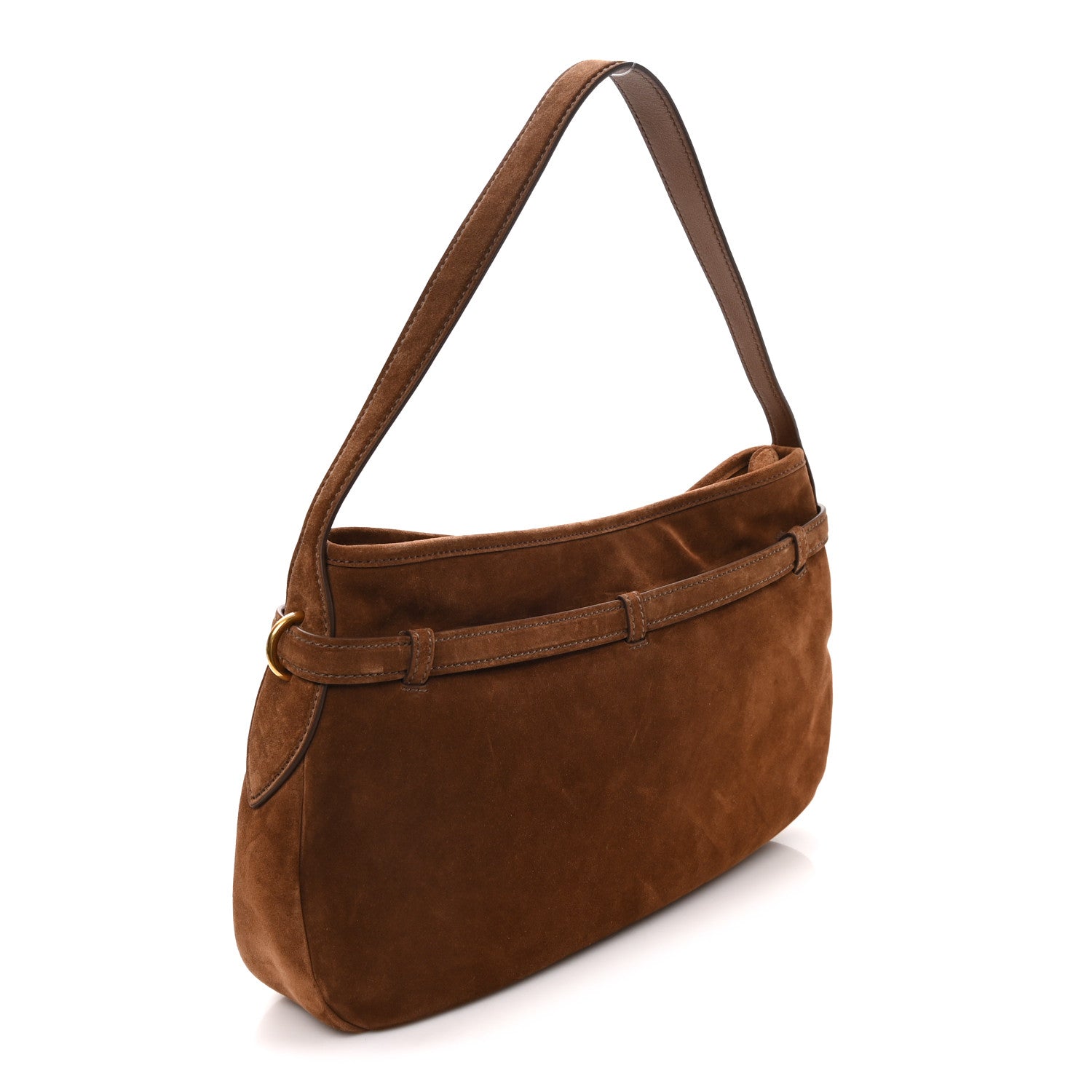 Camoscio Large Aventure Shoulder Bag Rovere