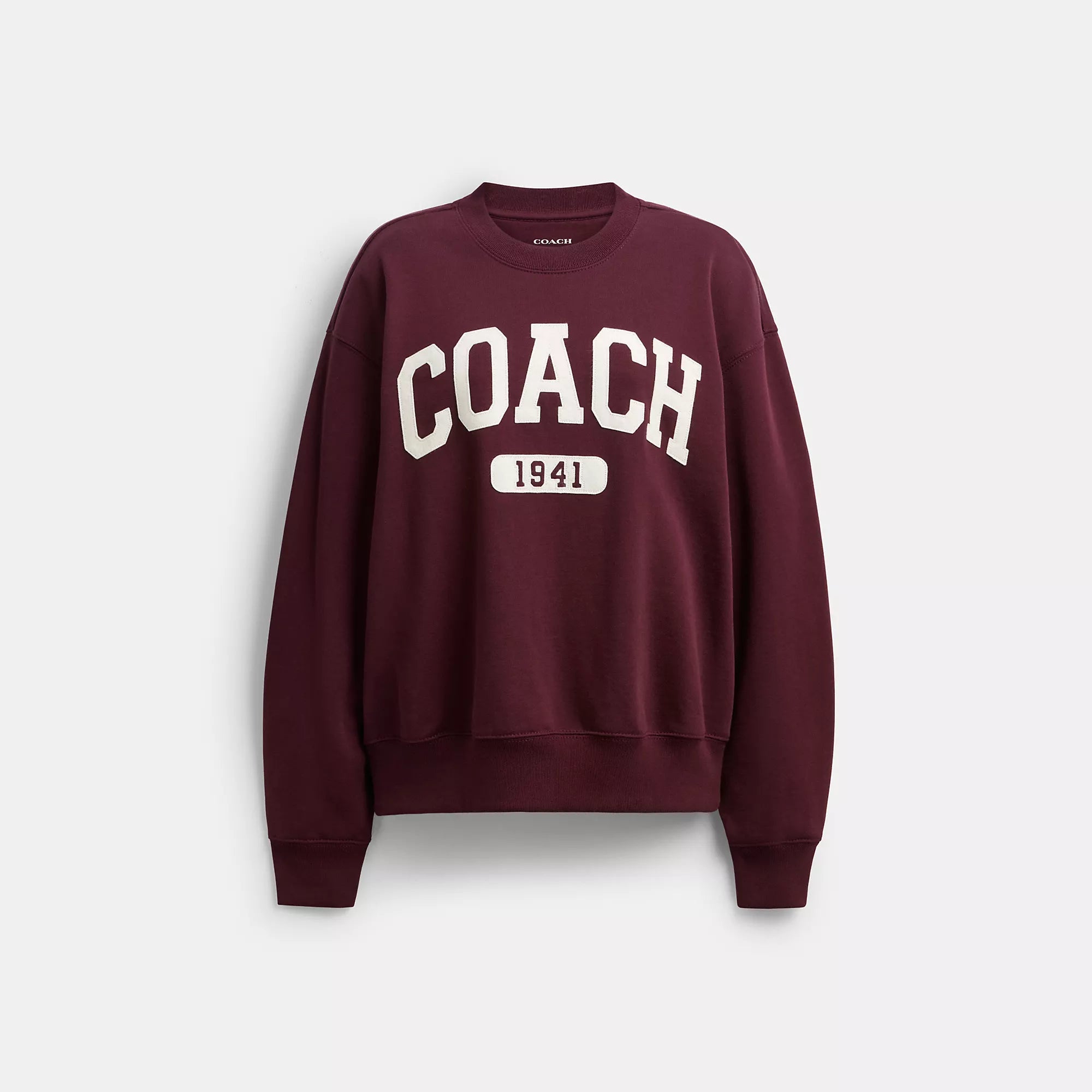 Coach Outlet Sporty Signature Boyfriend Crewneck Sweatshirt
