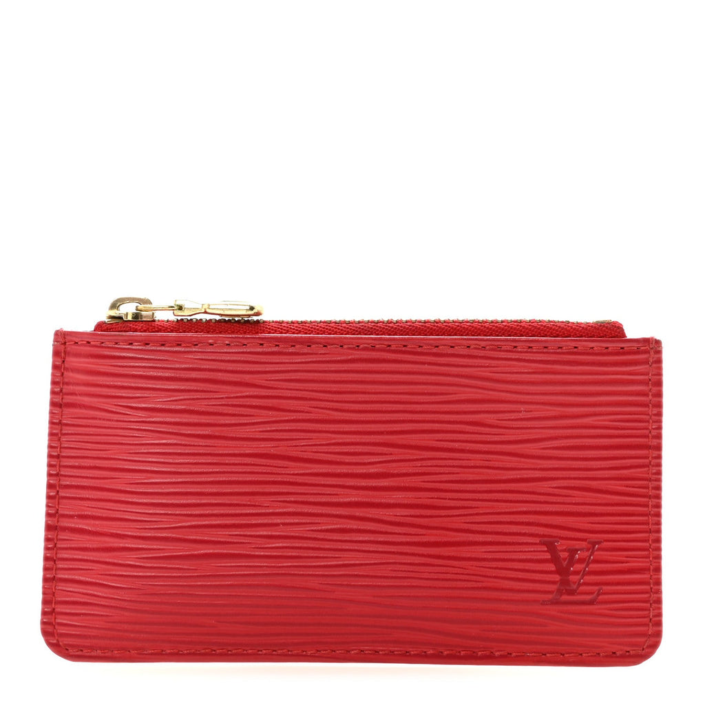 Epi Key Pouch Castillan Red