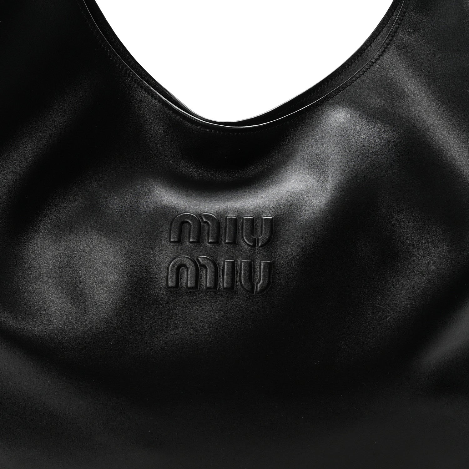 Soft Calf Softy Hobo Bag Black