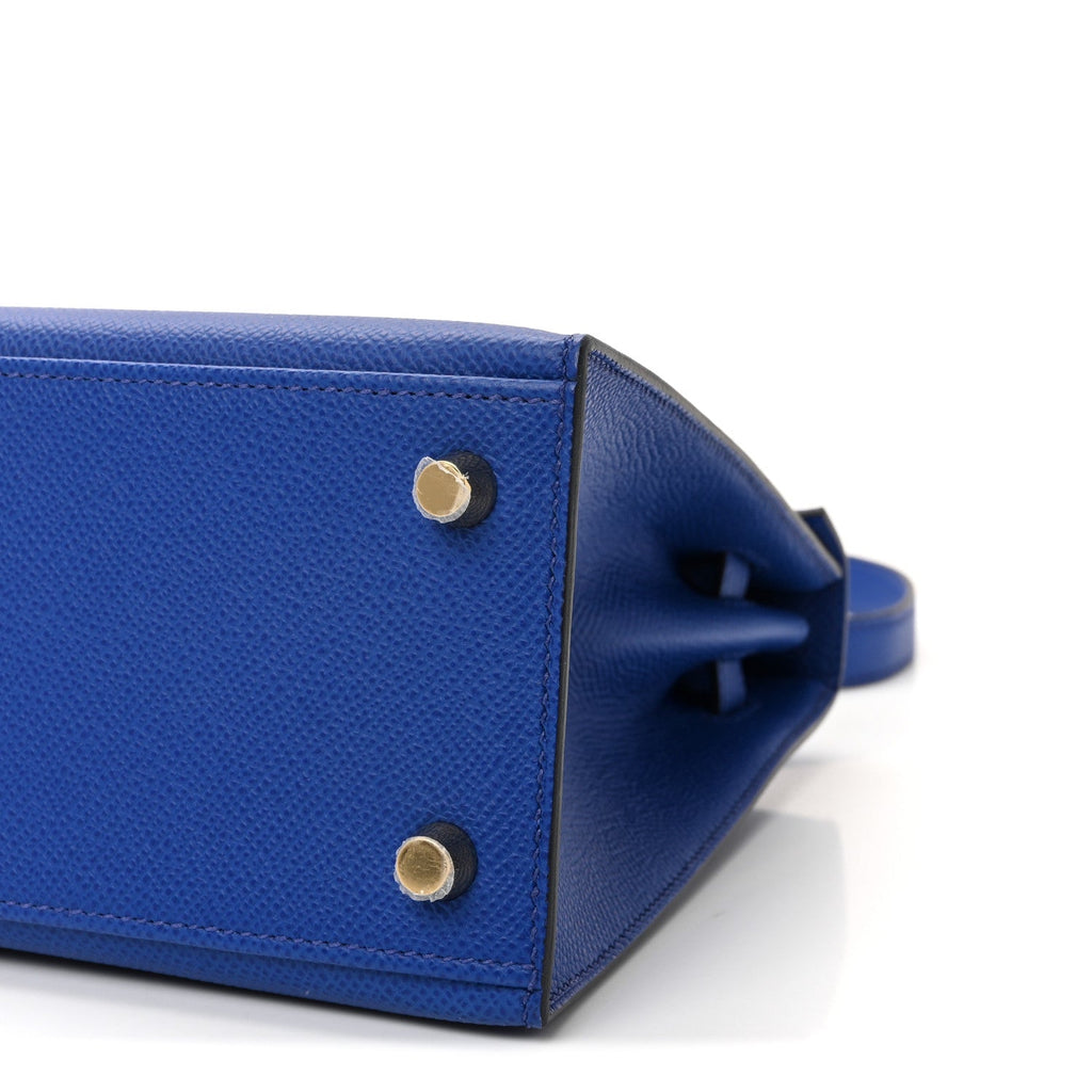 Epsom Kelly Sellier 25 Bleu Royal