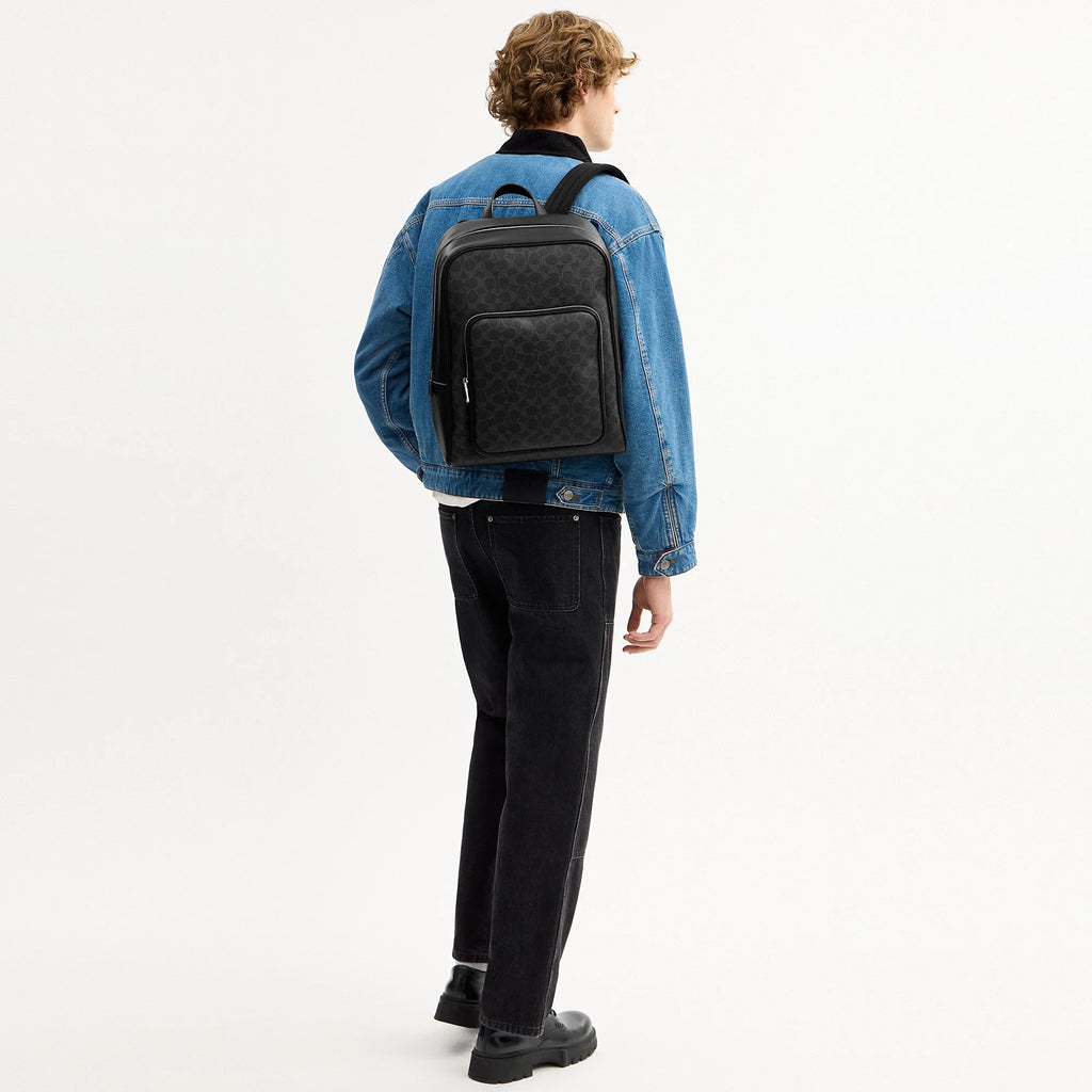 Coach Outlet Aiden Backpack In Signature Canvas