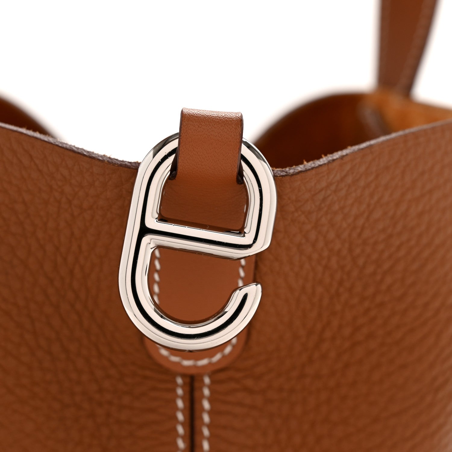 Taurillon Clemence Swift In-The-Loop 18 Bag Gold