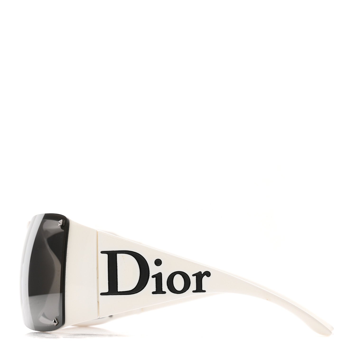 Acetate Overshine 2 Sunglasses White Black