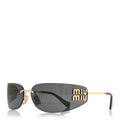 Metal Aube Sunglasses SMUA51 Gold Black