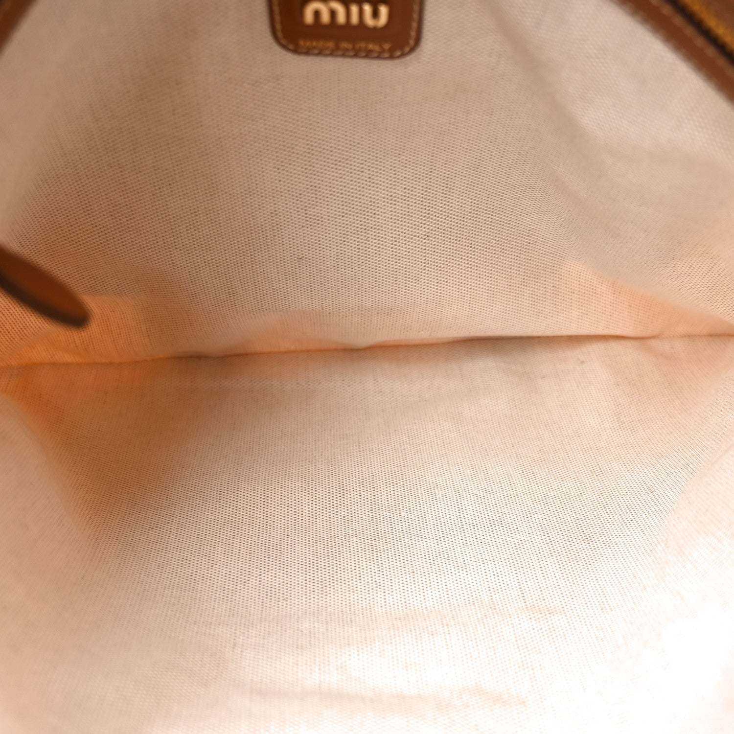 Canvas Calfskin Striped Ivy Beige Naturale Moro
