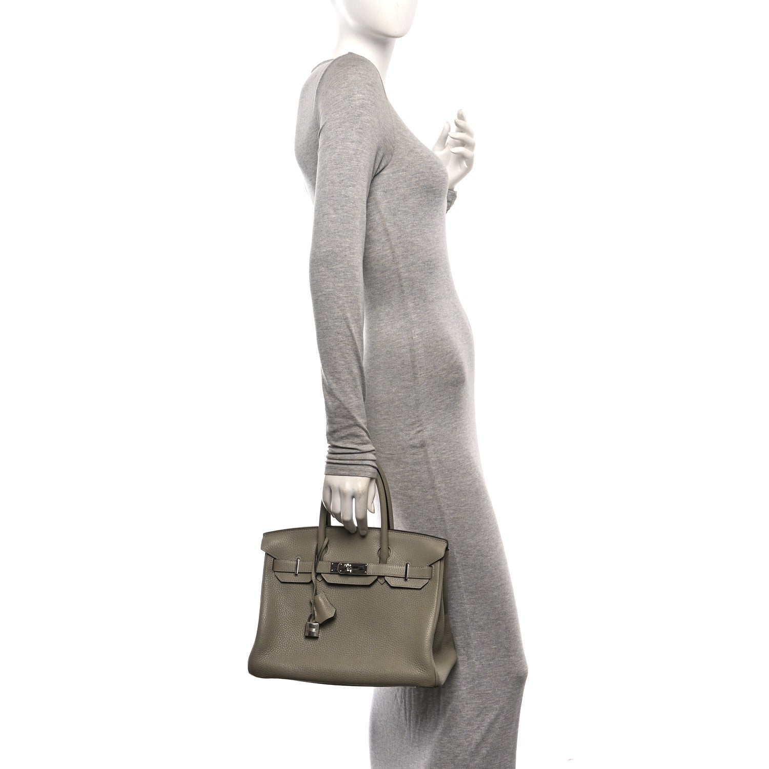 Taurillon Clemence Birkin 30 Sauge