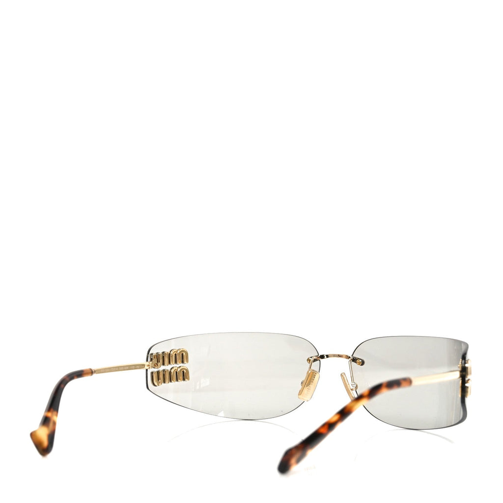 Metal Aube Sunglasses SMUA51 Gold Light Grey
