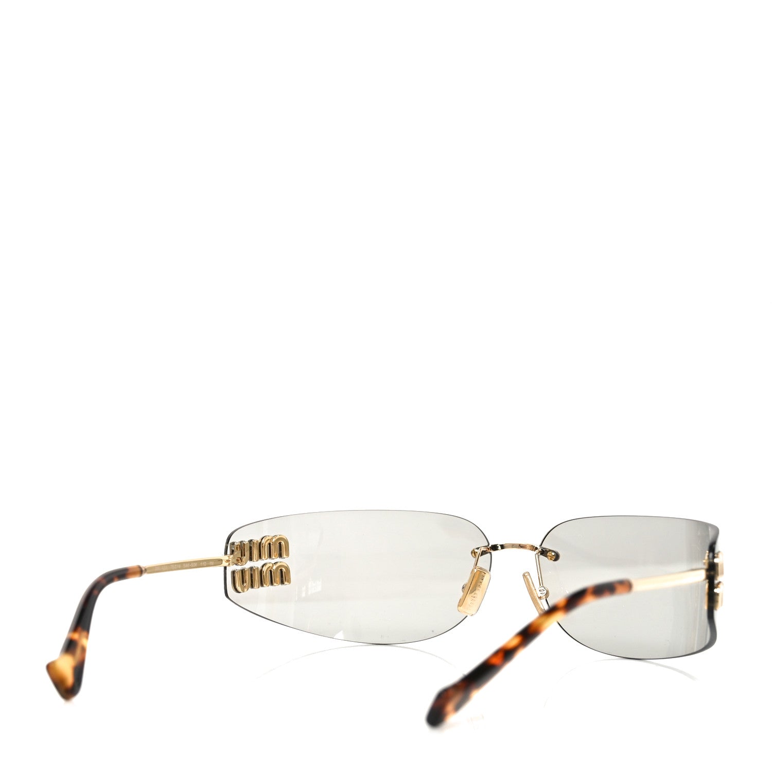Metal Aube Sunglasses SMUA51 Gold Light Grey