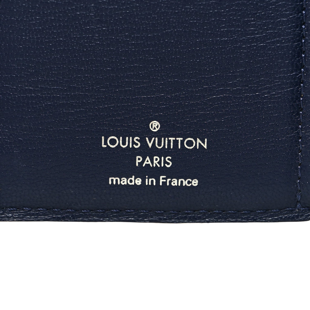 Crocodile Capucines Compact Wallet Saphir