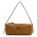 Suede Pouch Olive Green