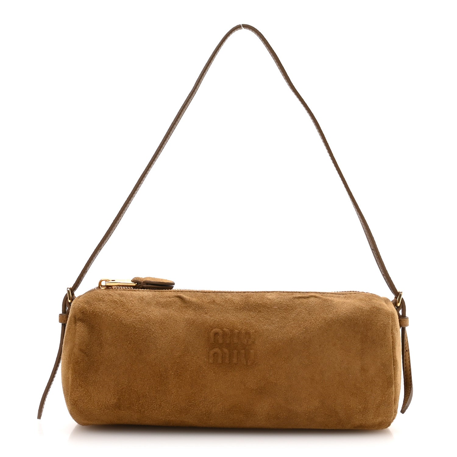 Suede Pouch Olive Green
