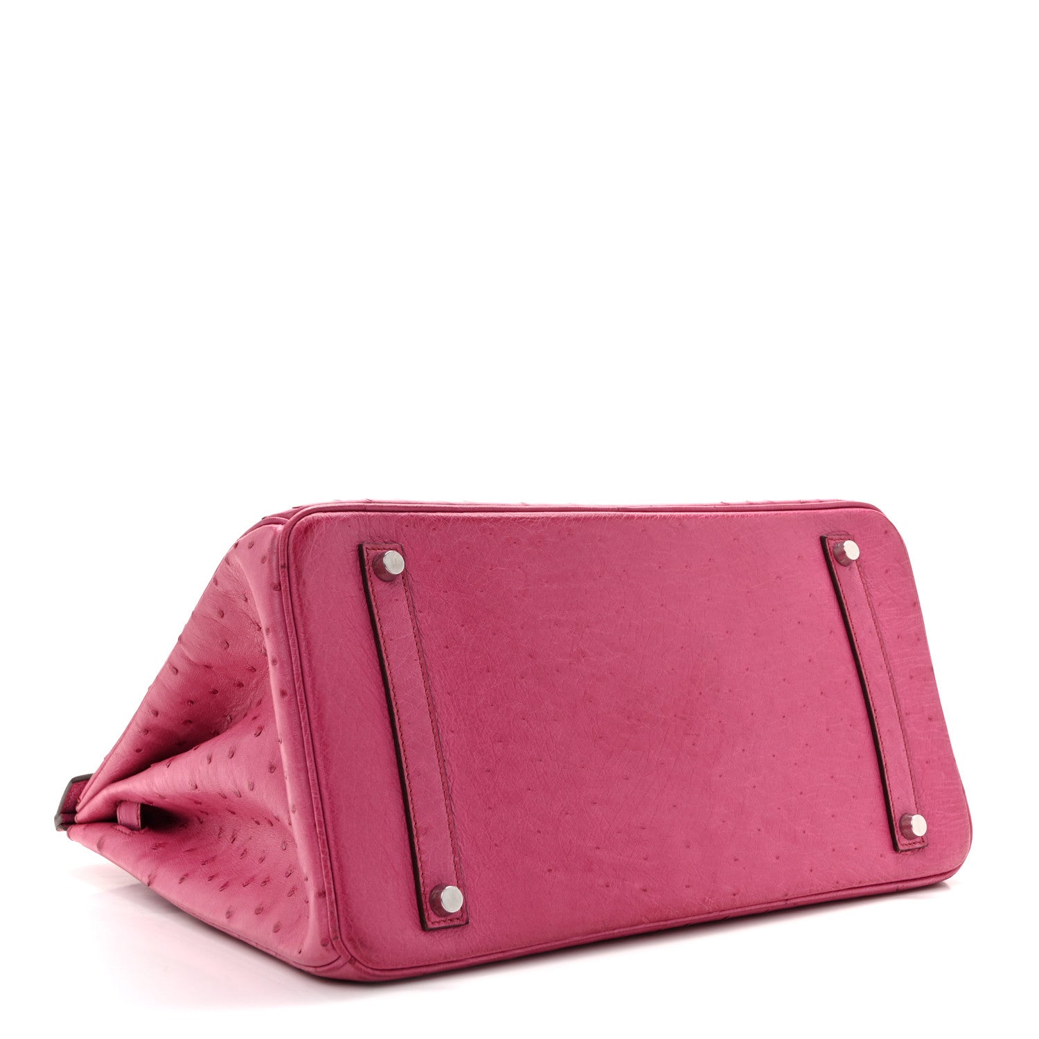 Ostrich Birkin 35 Fuchsia