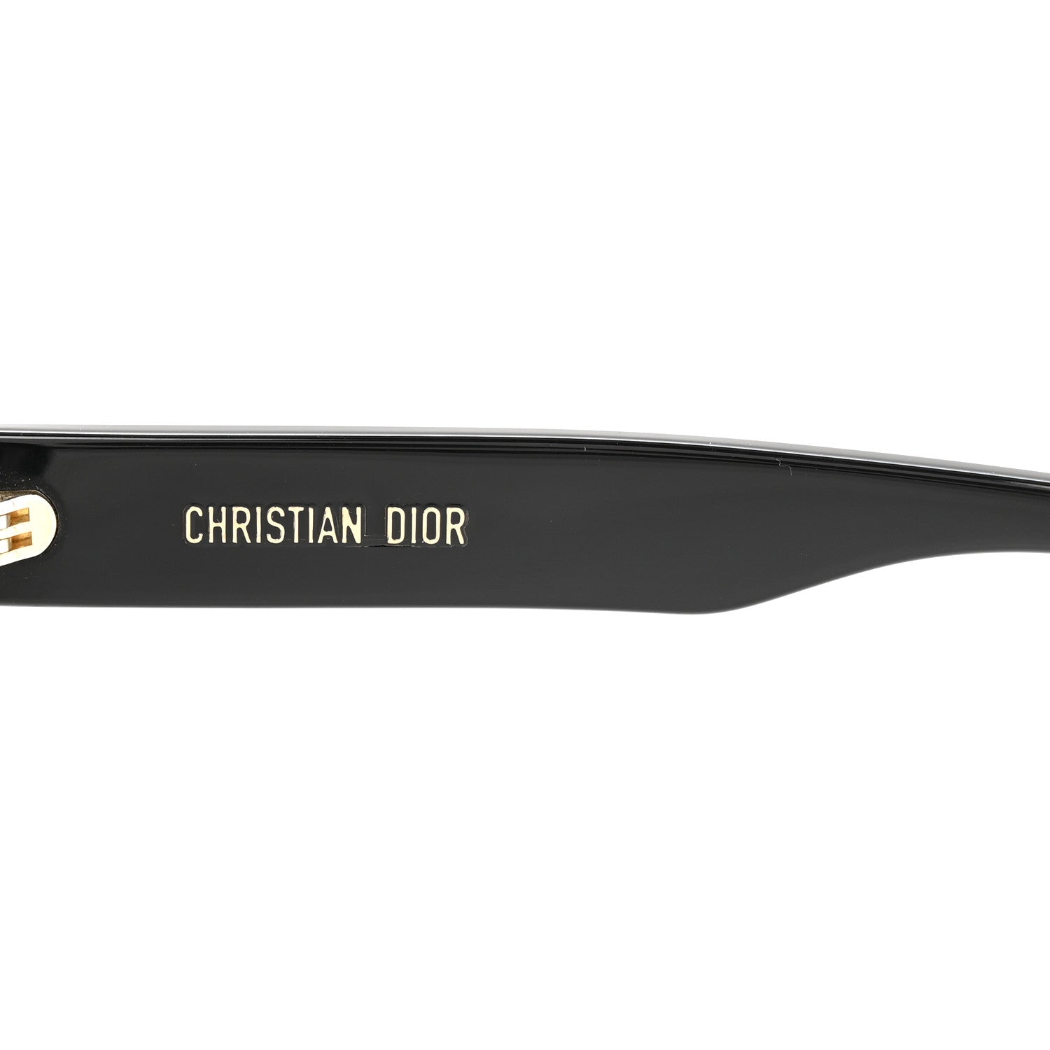 Acetate Diorsignature S1U Square Sunglasses Black