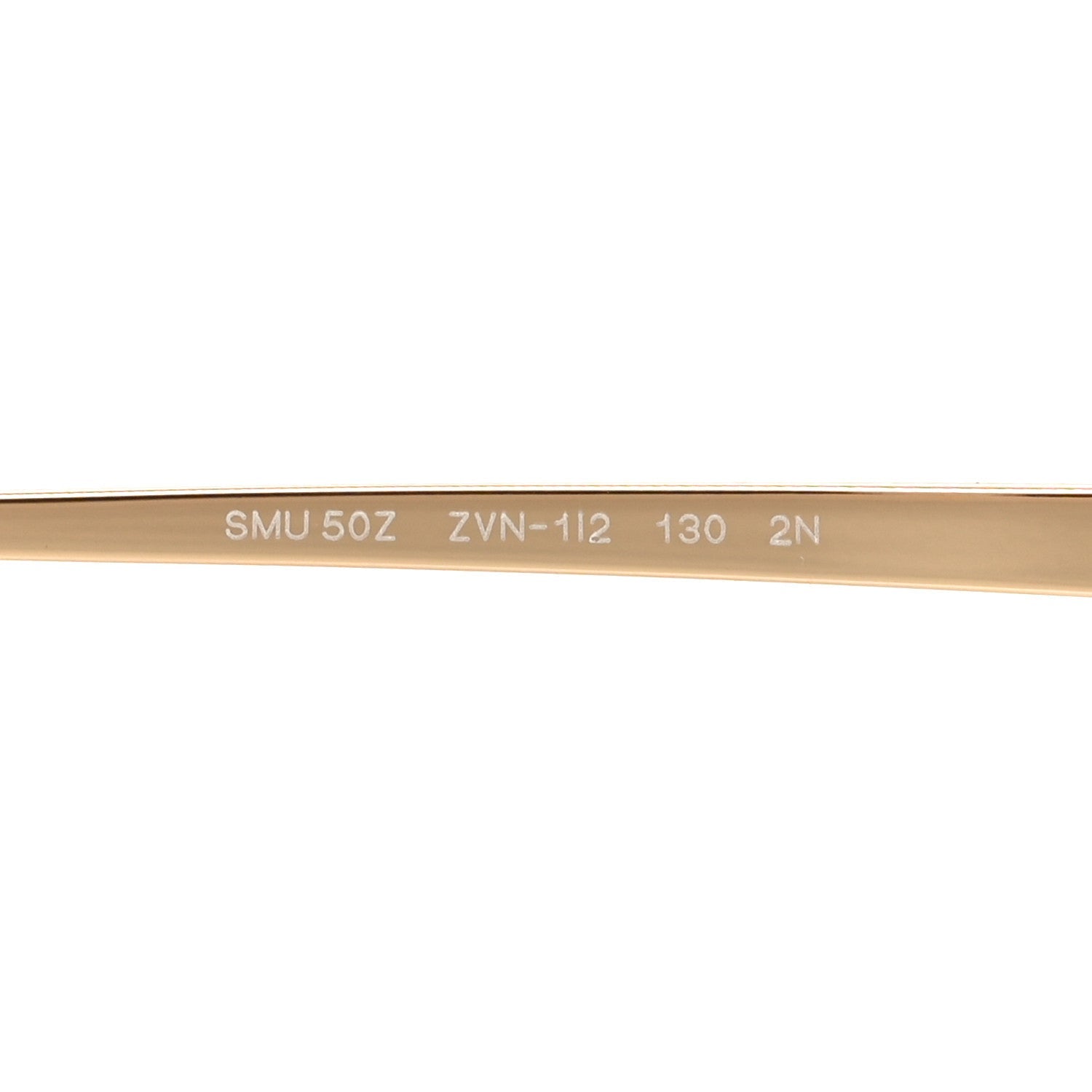 Metal Rectangle Shield Sunglasses SMU50Z Grey Gold
