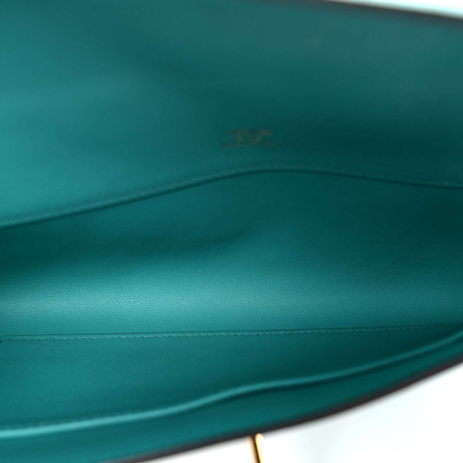Swift Kelly Cut Clutch Pochette Vert Verone