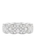 18K White Gold Diamond Small Coco Crush Full Paved Ring 54 7